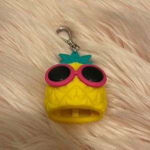 Bath & Body Works Pineapple Pocketbac Hand Sanitizer Clip Holder